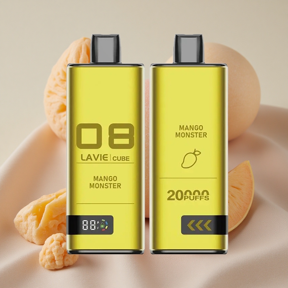 Lavie Cube 20000 Puffs 28ml E-liquid Capacity Mango Monster Disposable Vape