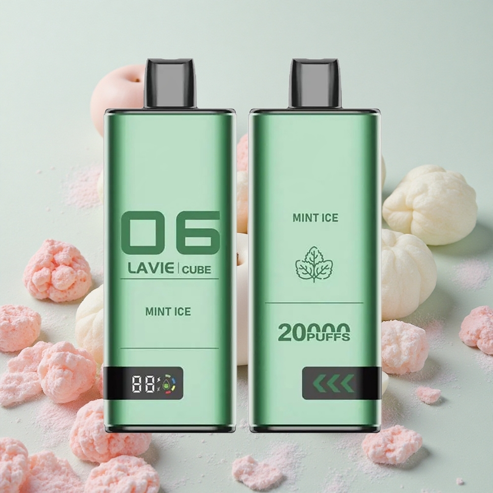Lavie Cube 20000 Puffs 28ml E-liquid Capacity Mint Ice Disposable Vape