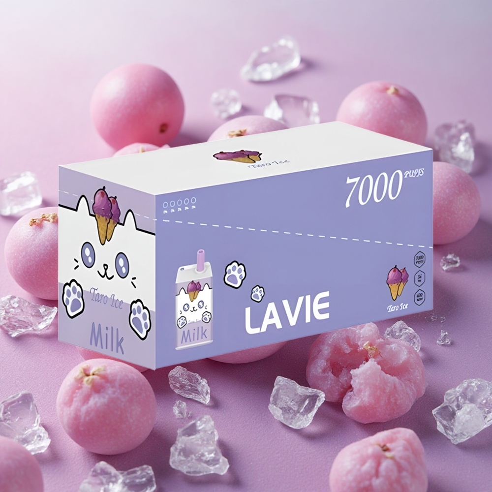 LAVIE Milk 7000 Puffs 16ml E-liquid Capacity Grape Ice