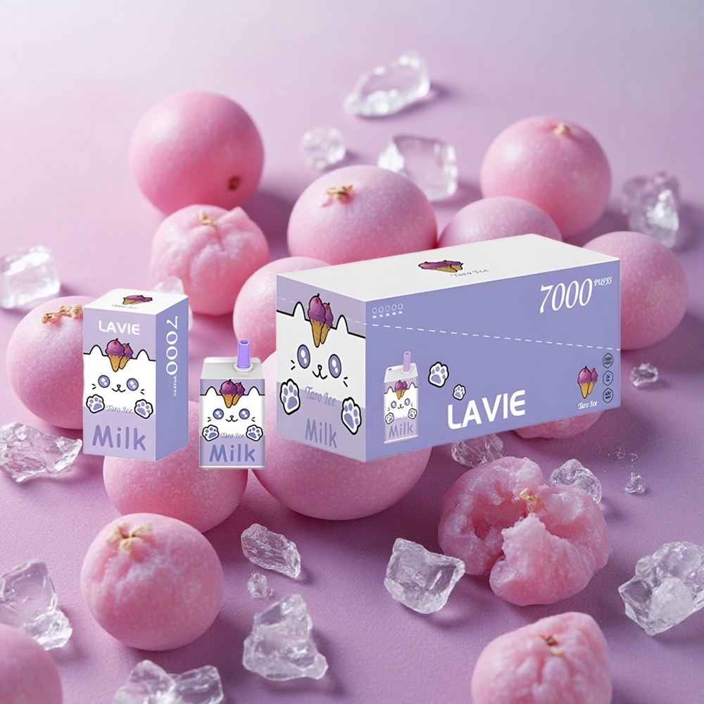 LAVIE Milk 7000 Puffs 16ml E-liquid Capacity Grape Ice