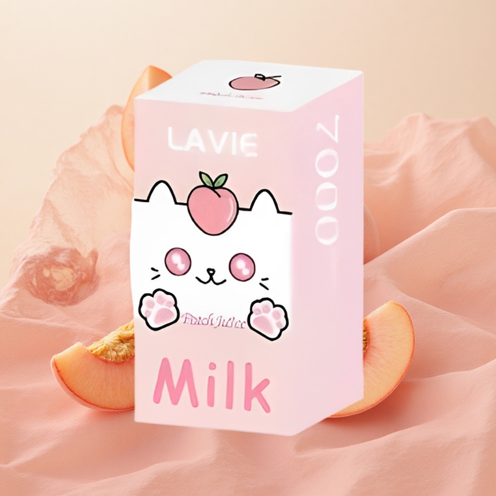 LAVIE Milk 7000 Puffs 16ml E-liquid Capacity Peach Juice