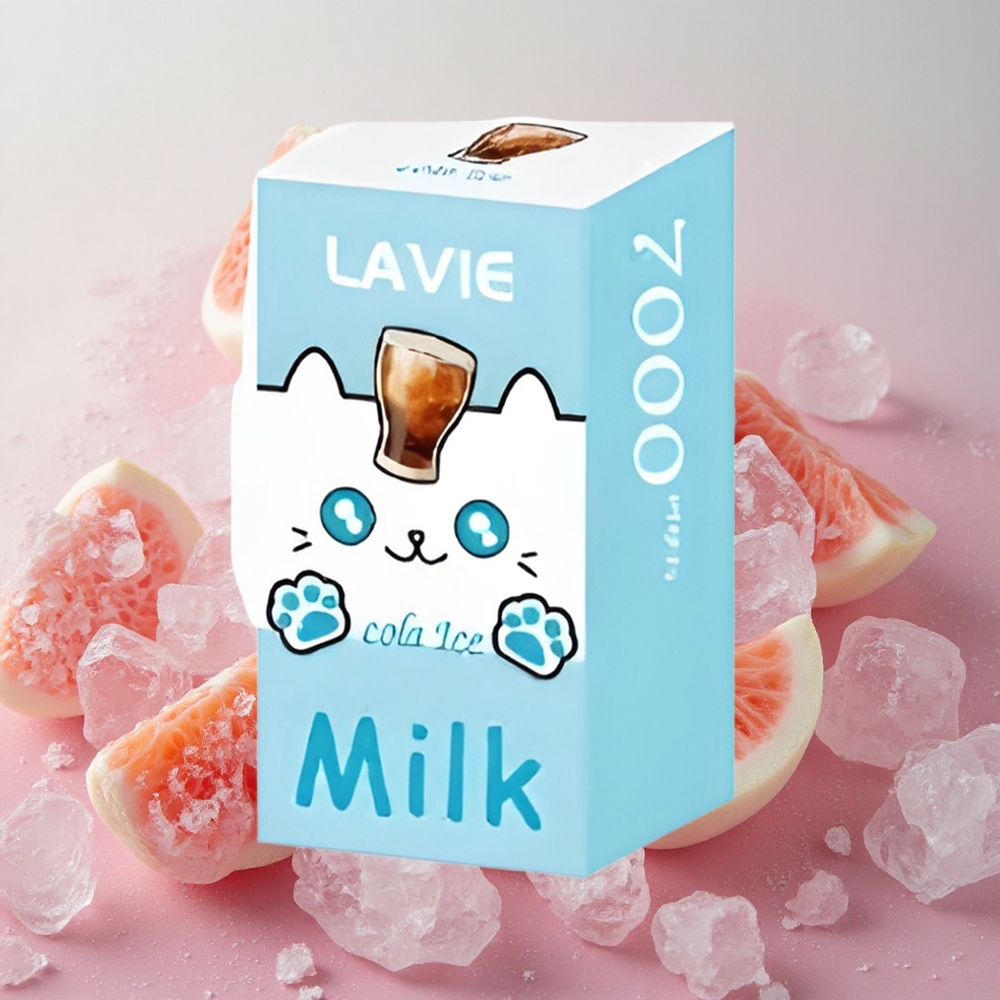 Lavie Milk 7000 Puffs 16ml E-liquid Capacity Cola Ice