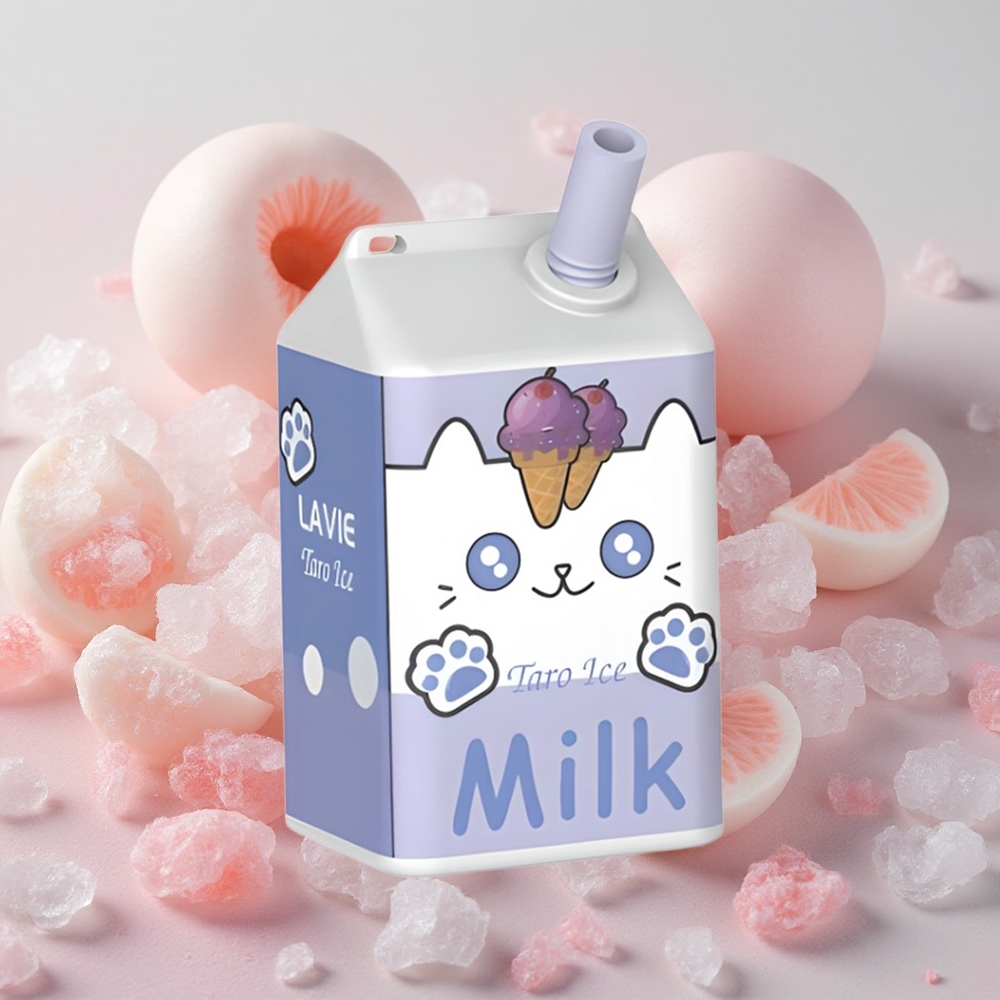 Lavie Milk 7000 Puffs 16ml E-liquid Capacity Taro Ice
