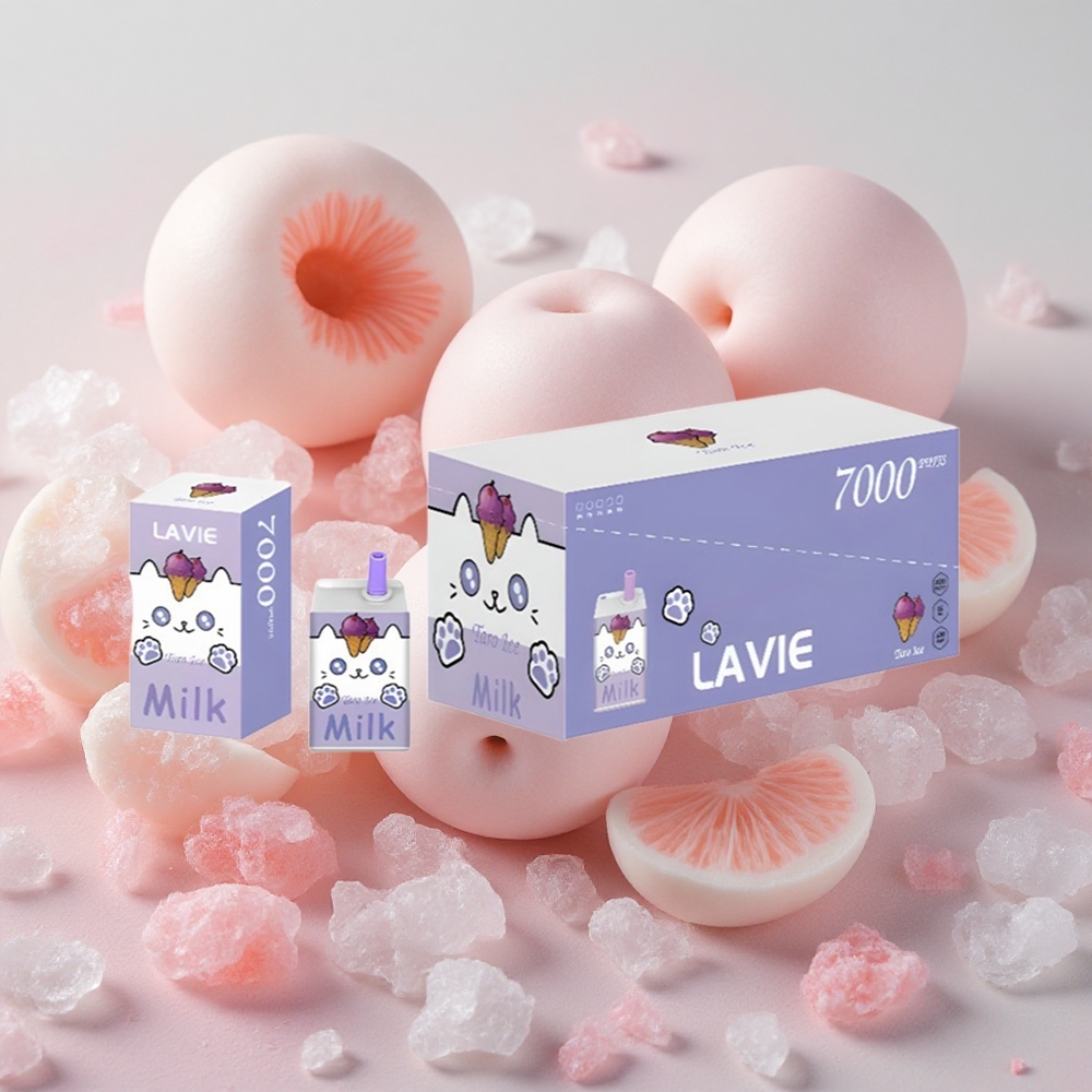 Lavie Milk 7000 Puffs 16ml E-liquid Capacity Taro Ice
