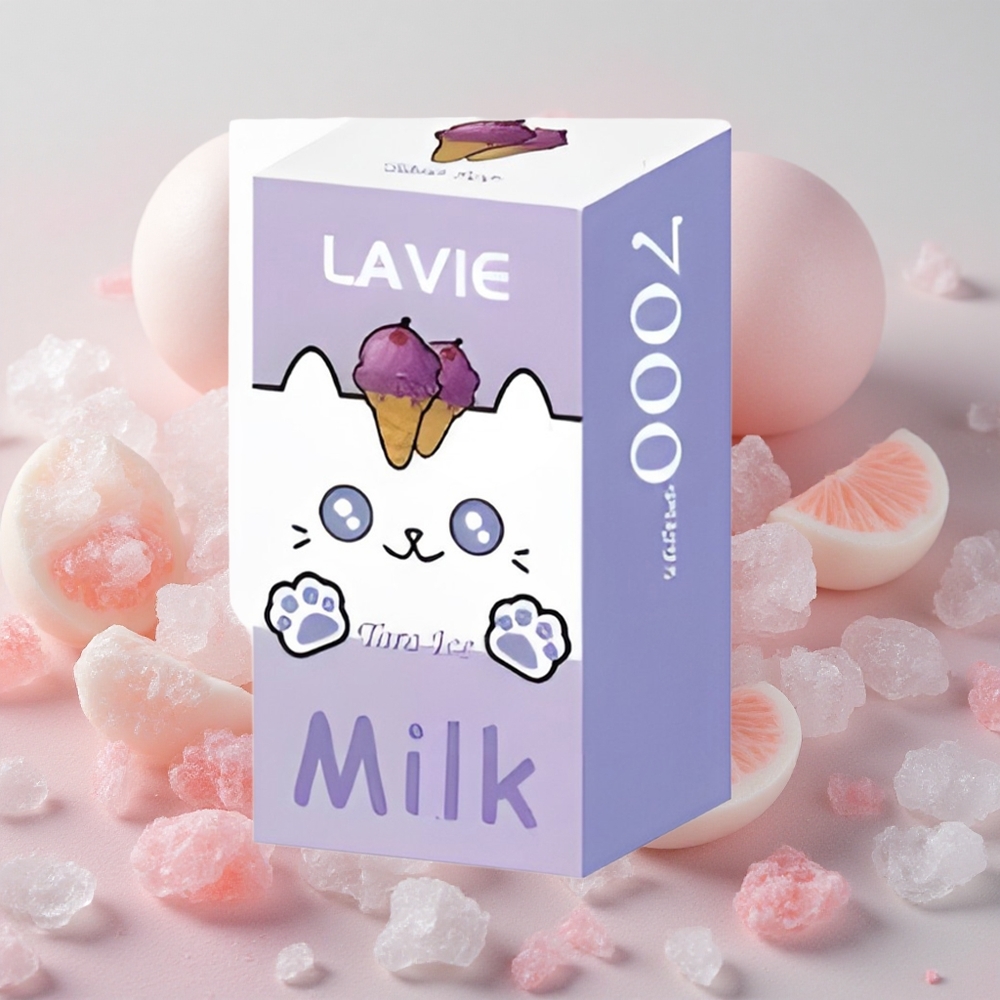 Lavie Milk 7000 Puffs 16ml E-liquid Capacity Taro Ice
