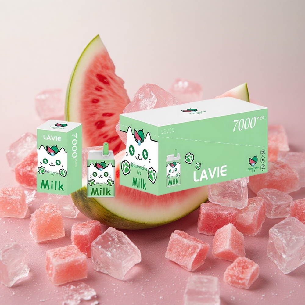 Lavie Milk 7000 Puffs 16ml E-liquid Capacity Watermelon Ice
