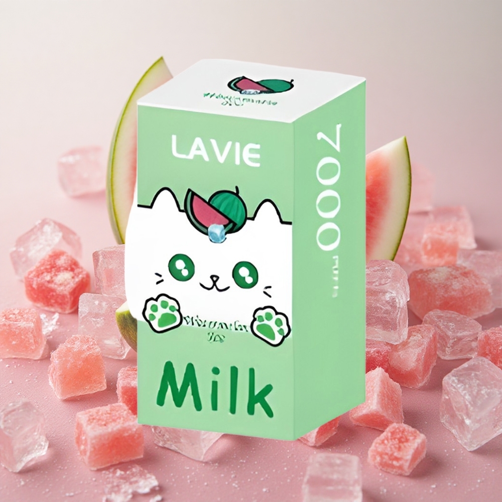 Lavie Milk 7000 Puffs 16ml E-liquid Capacity Watermelon Ice
