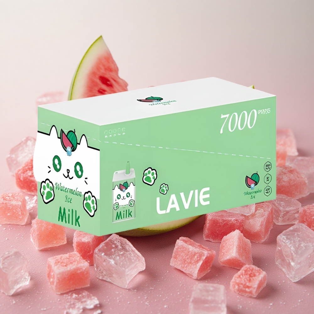 Lavie Milk 7000 Puffs 16ml E-liquid Capacity Watermelon Ice