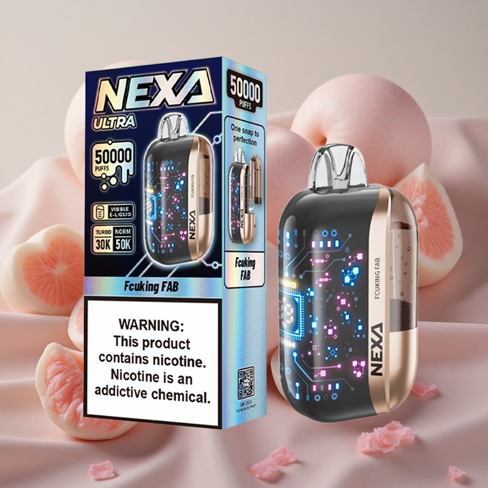 NEXA Ultra 50000 Puffs 20ml E-liquid Capacity 5% Nicotine Fab