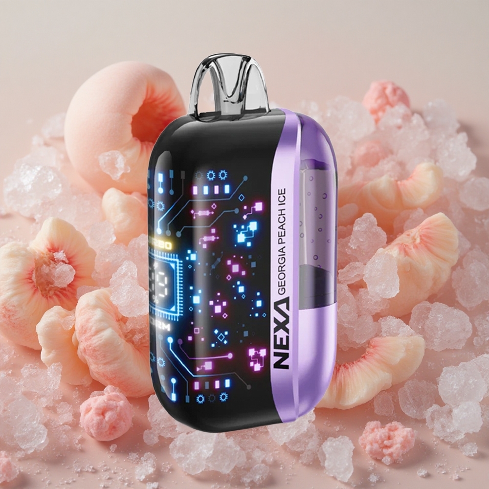 NEXA Ultra 50000 Puffs 20ml E-liquid Capacity 5% Nicotine Georgia Peach Ice