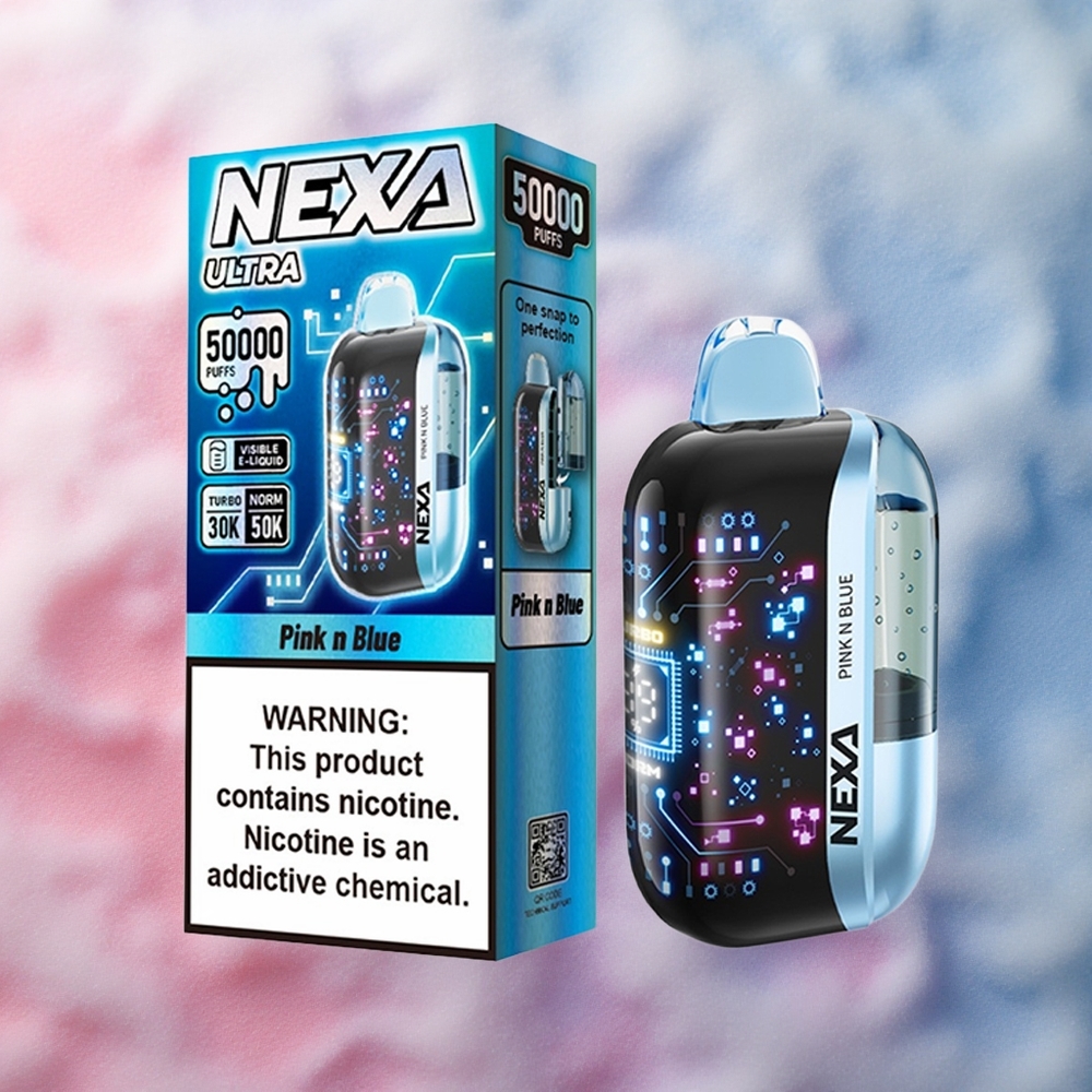 NEXA Ultra 50000 Puffs 20ml E-liquid Capacity 5% Nicotine Pink N Blue Disposable Vape