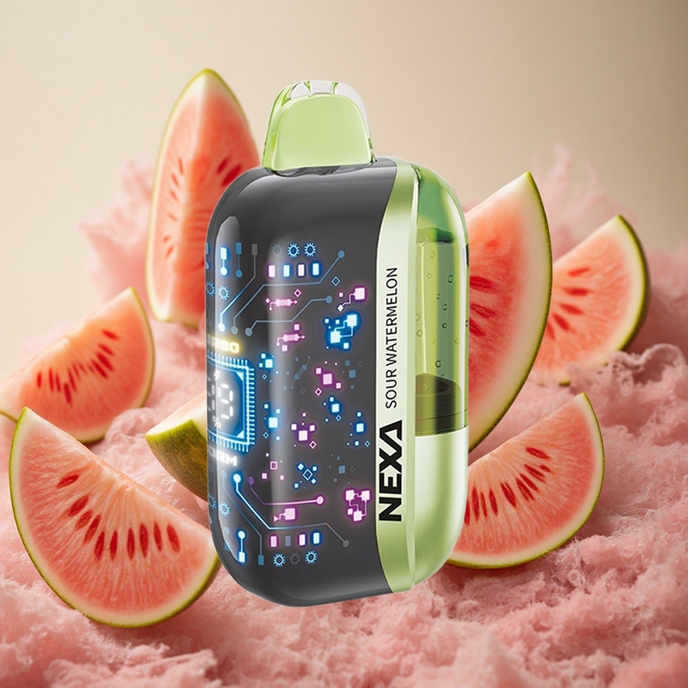 NEXA Ultra 50000 Puffs 20ml E-liquid Capacity 5% Nicotine Sour Watermelon