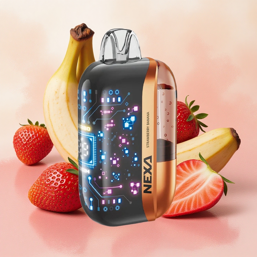 NEXA Ultra 50000 Puffs 20ml E-liquid Capacity 5% Nicotine Strawberry Banana