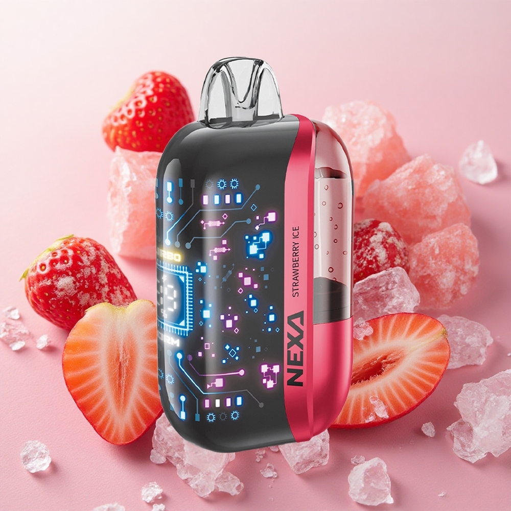 NEXA Ultra 50000 Puffs 20ml E-liquid Capacity 5% Nicotine Strawberry Ice Disposable Vape