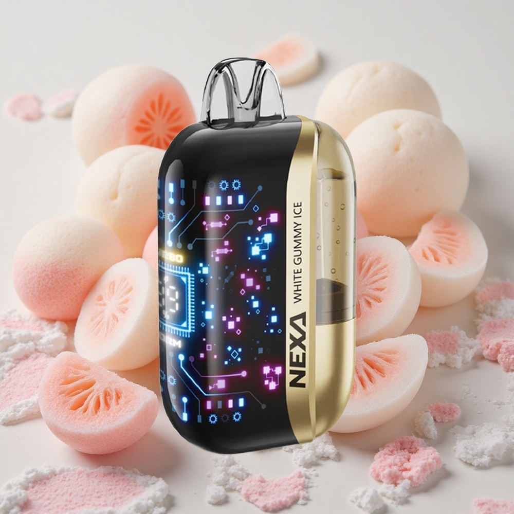 NEXA Ultra 50000 Puffs 20ml E-liquid Capacity 5% Nicotine White Gummy Ice Disposable Vape