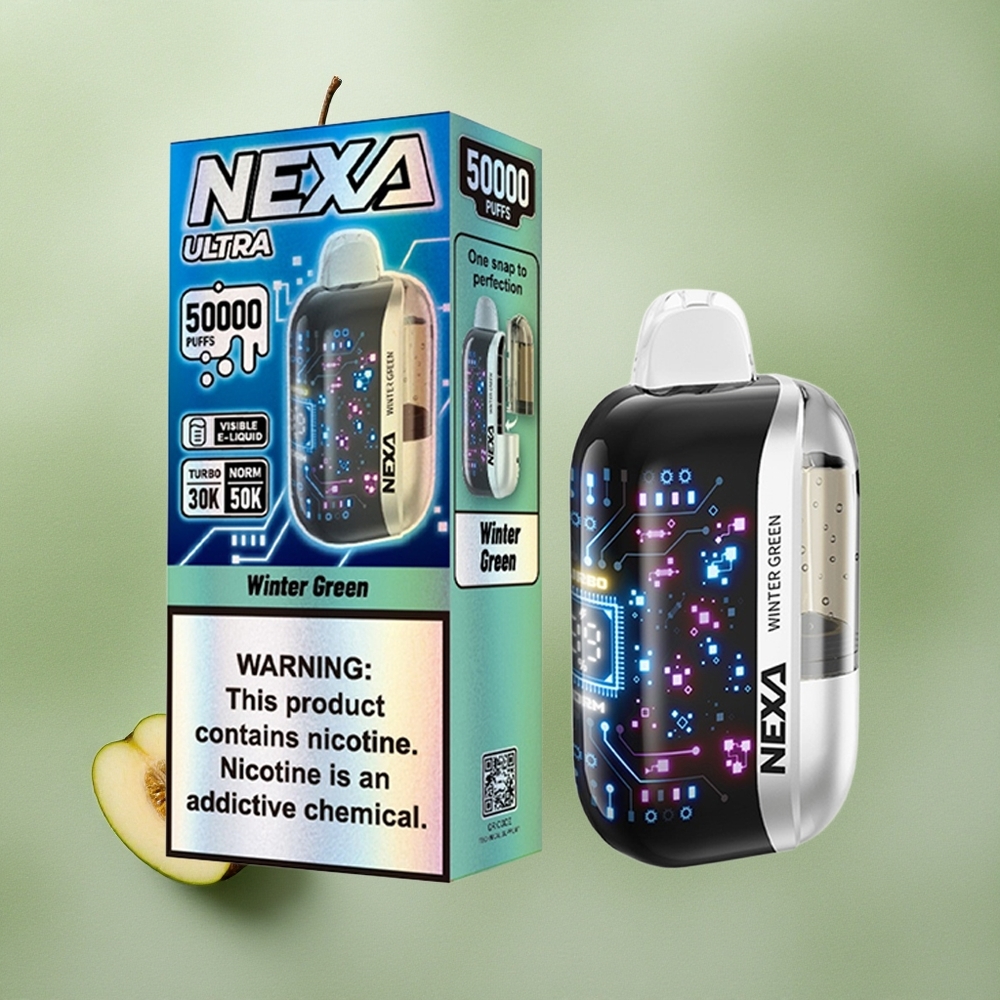 NEXA Ultra 50000 Puffs 20ml E-liquid Capacity 5% Nicotine Winter Green