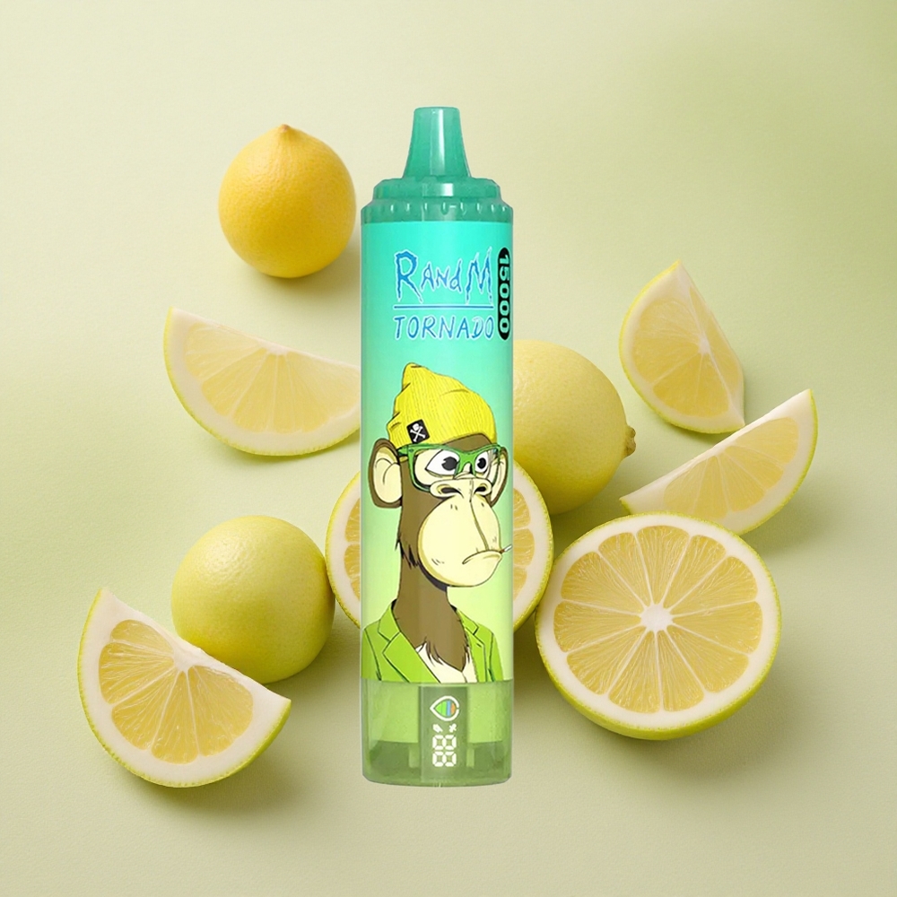 RandM Fumot Tornado15000 Puffs 25ml E-liquid Capacity Lemon Lime Disposable Vape