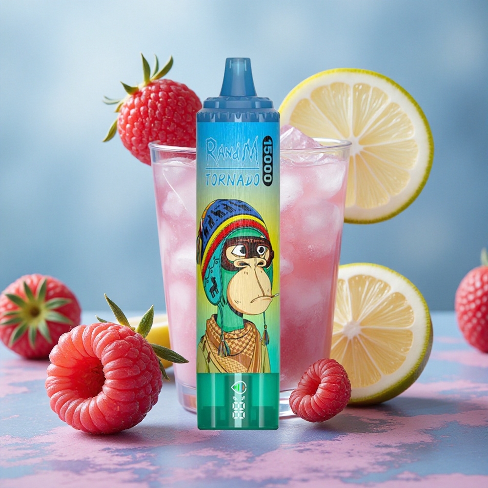 RandM Fumot Tornado 15000 Puffs 25ml E-liquid Capacity Blue Razz Lemonade