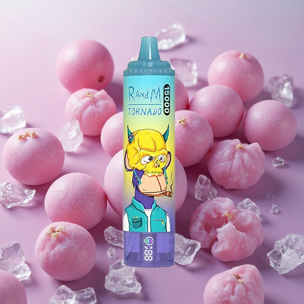 RandM Fumot Tornado 15000 Puffs 25ml E-liquid Capacity Grape Ice