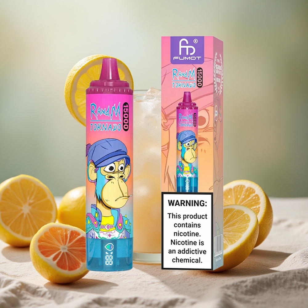 RandM Fumot Tornado 15000 Puffs 25ml E-liquid Capacity Lemonade