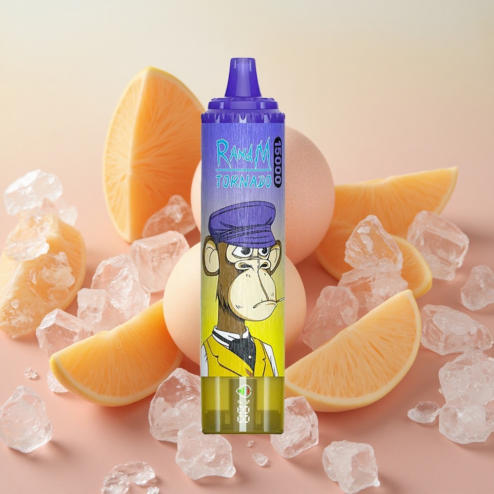 RandM Fumot Tornado 15000 Puffs 25ml E-liquid Capacity Mango On Ice