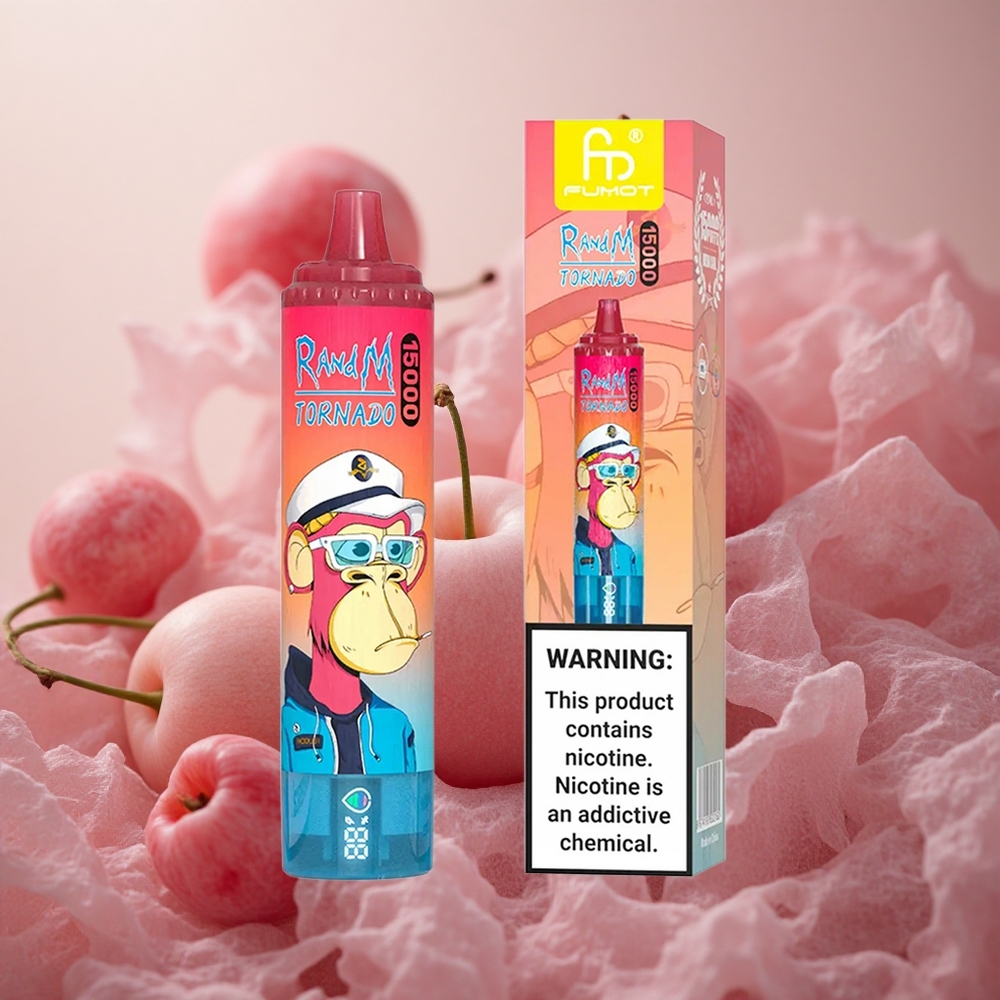 RandM Fumot Tornado 15000 Puffs 25ml E-liquid Capacity Mesh Cherry
