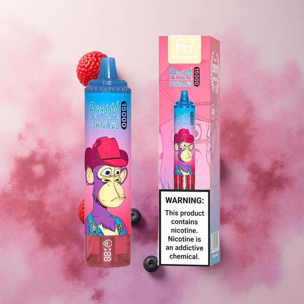 RandM Fumot Tornado 15000 Puffs 25ml E-liquid Capacity Mesh Coil Mixed Berry