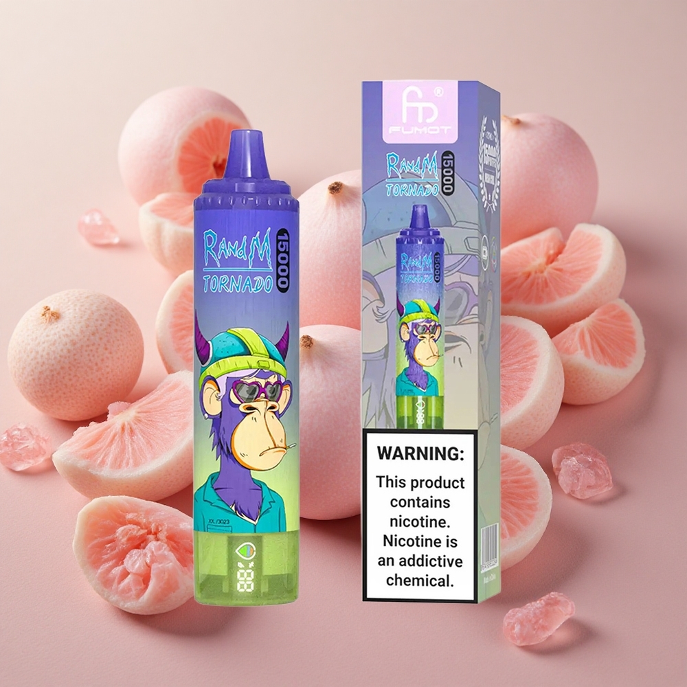 RandM Fumot Tornado 15000 Puffs 25ml E-liquid Capacity Mesh Vimto