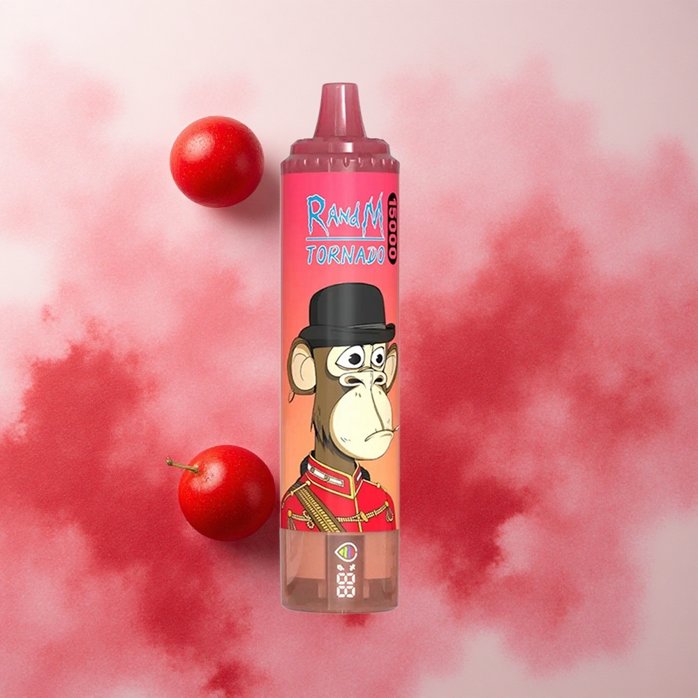 RandM Fumot Tornado 15000 Puffs 25ml E-liquid Capacity Red Energy Ice Disposable Vape