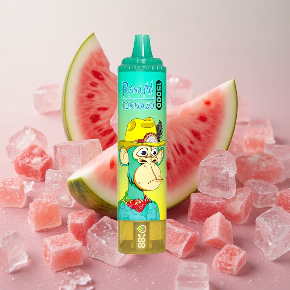 RandM Fumot Tornado 15000 Puffs 25ml E-liquid Capacity Watermelon Ice