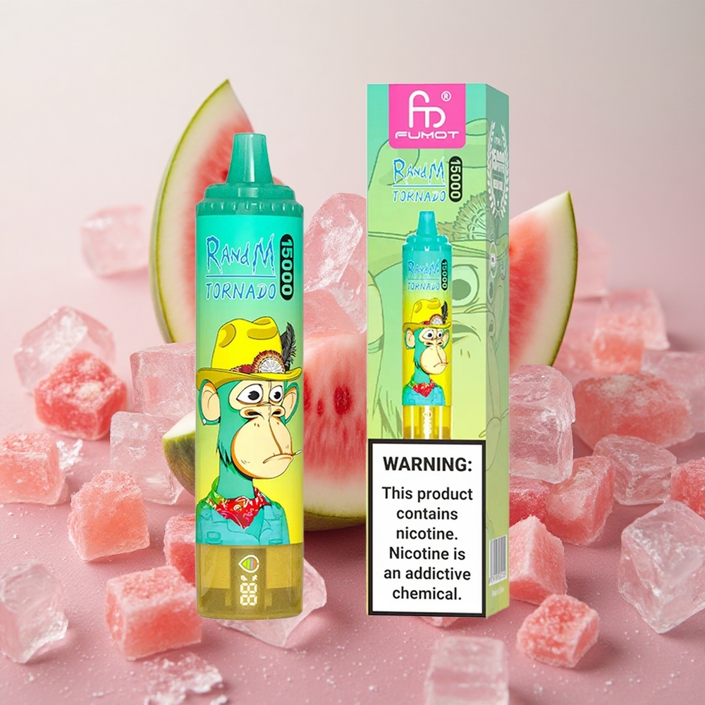 RandM Fumot Tornado 15000 Puffs 25ml E-liquid Capacity Watermelon Ice