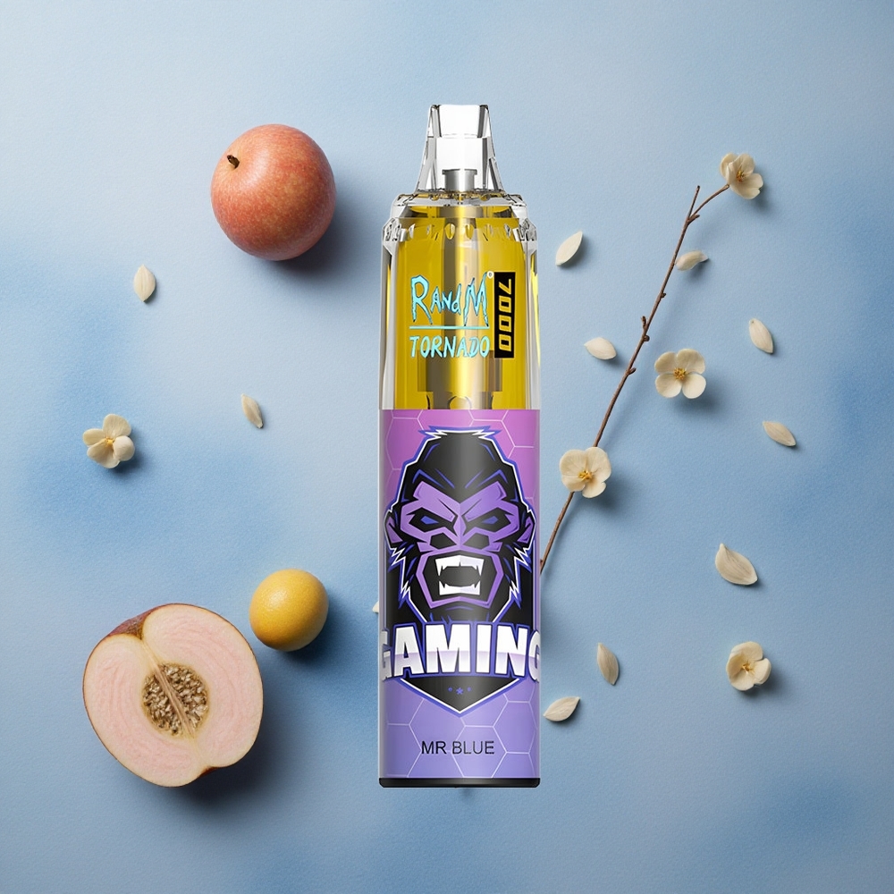 RandM Fumot Tornado 7000 Puffs 14ml E-liquid Capacity Air-Adjustable Dr. Blue
