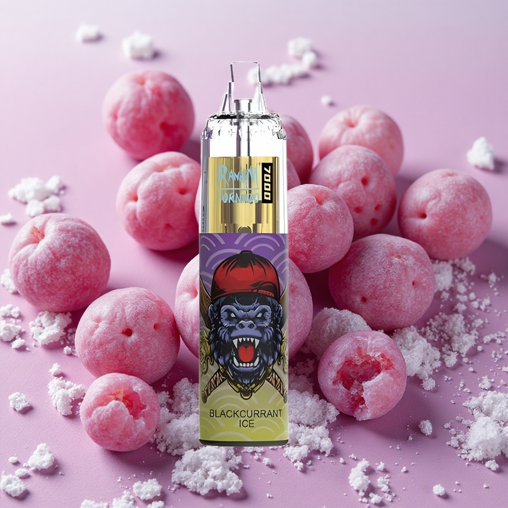 RandM Fumot Tornado 7000 Puffs 14ml E-liquid Capacity Blackcurrant Ice
