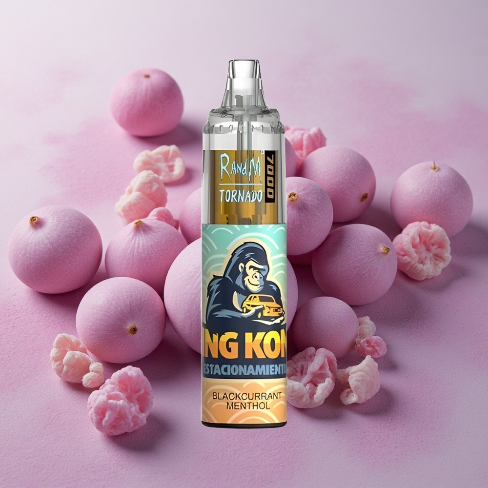RandM Fumot Tornado 7000 Puffs 14ml E-liquid Capacity Blackcurrant Menthol