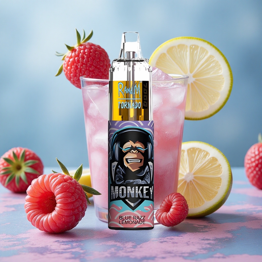 RandM Fumot Tornado 7000 Puffs 14ml E-liquid Capacity Blue Razz Lemonade