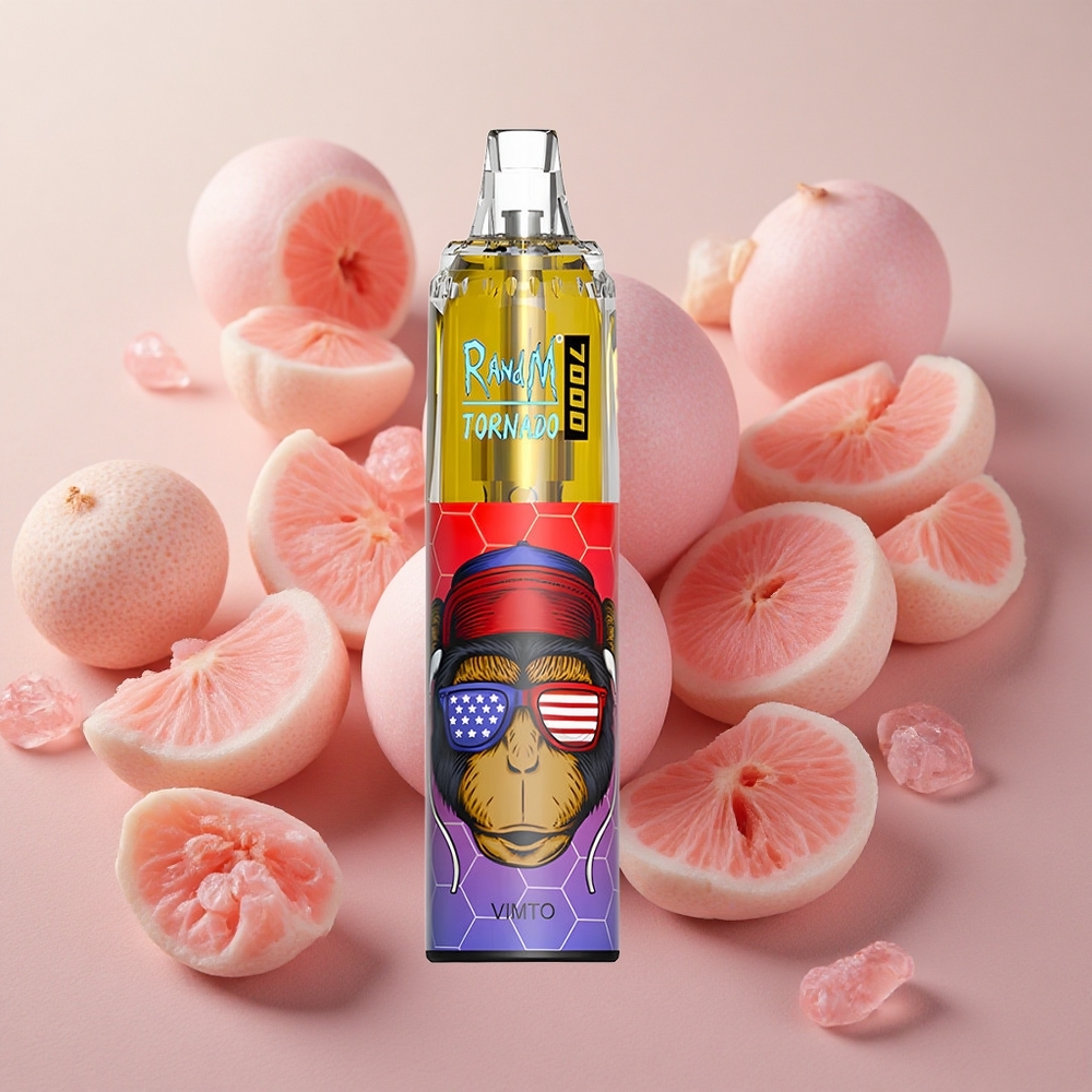 RandM Fumot Tornado 7000 Puffs 14ml E-liquid Capacity Mesh Vimto