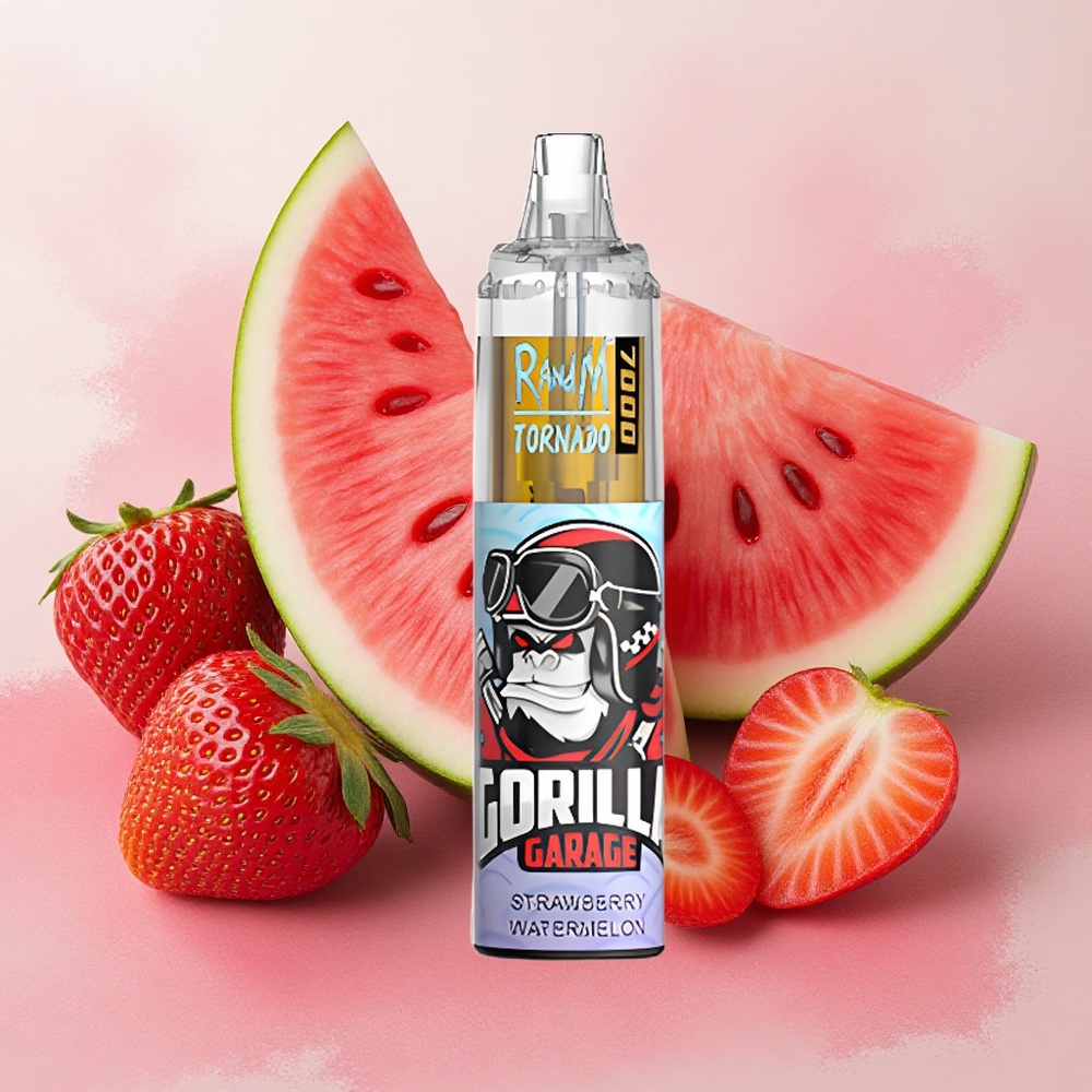 RandM Fumot Tornado 7000 Puffs 14ml E-liquid Capacity Strawberry Watermelon