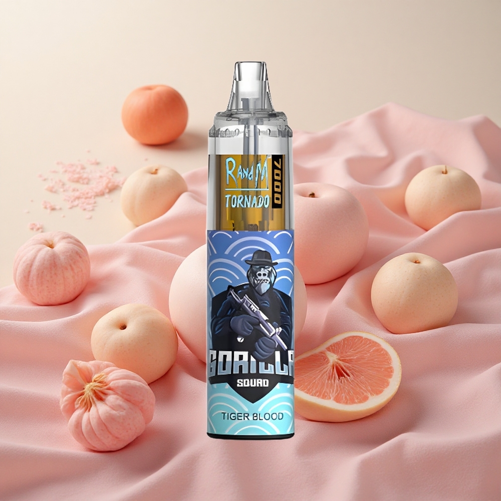 RandM Fumot Tornado 7000 Puffs 14ml E-liquid Capacity Tiger Blood