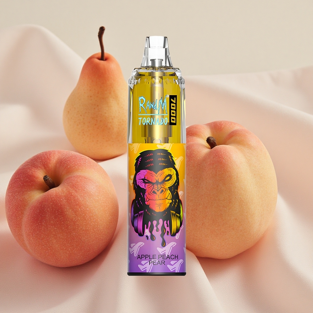 RandM Fumot Tornado 7000 Puffs Mesh Coil Apple Peach Pear