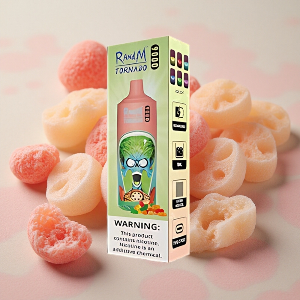 RandM Fumot Tornado 9000 Puffs 18ml E-liquid Capacity Mesh Gummy Bear