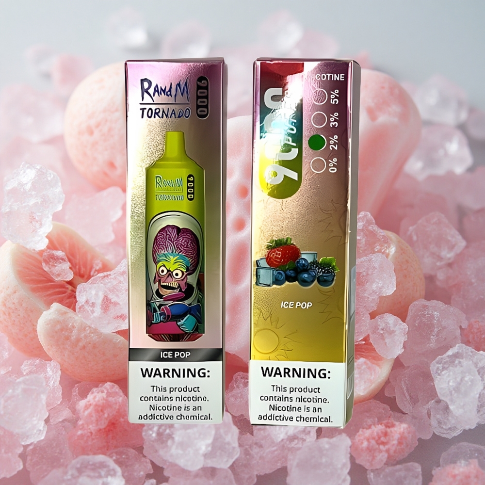 RandM Fumot Tornado 9000 Puffs 18ml E-liquid Capacity Mesh Ice Pop