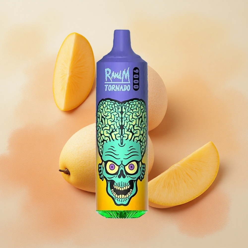 RandM Fumot Tornado 9000 Puffs 18ml E-liquid Capacity Mesh Mango Straw