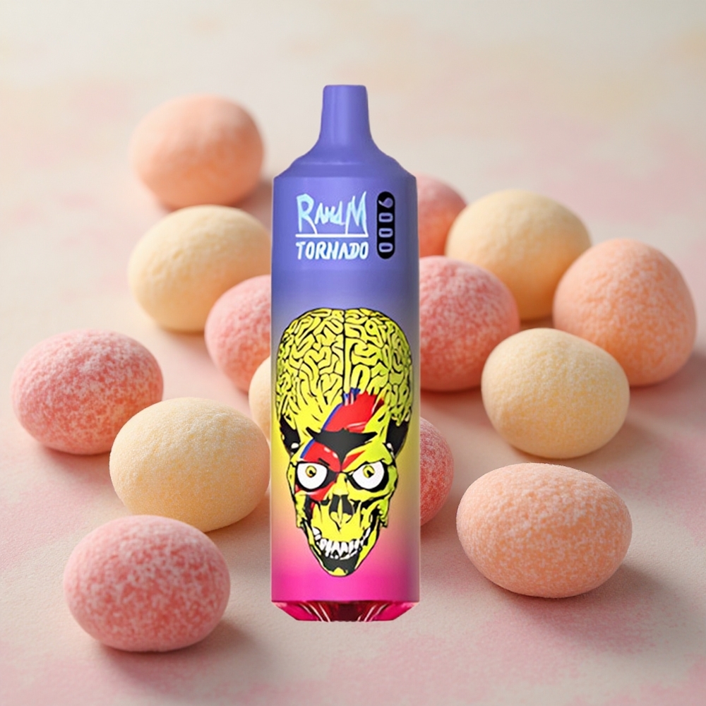RandM Fumot Tornado 9000 Puffs 18ml E-liquid Capacity Mesh Skittles