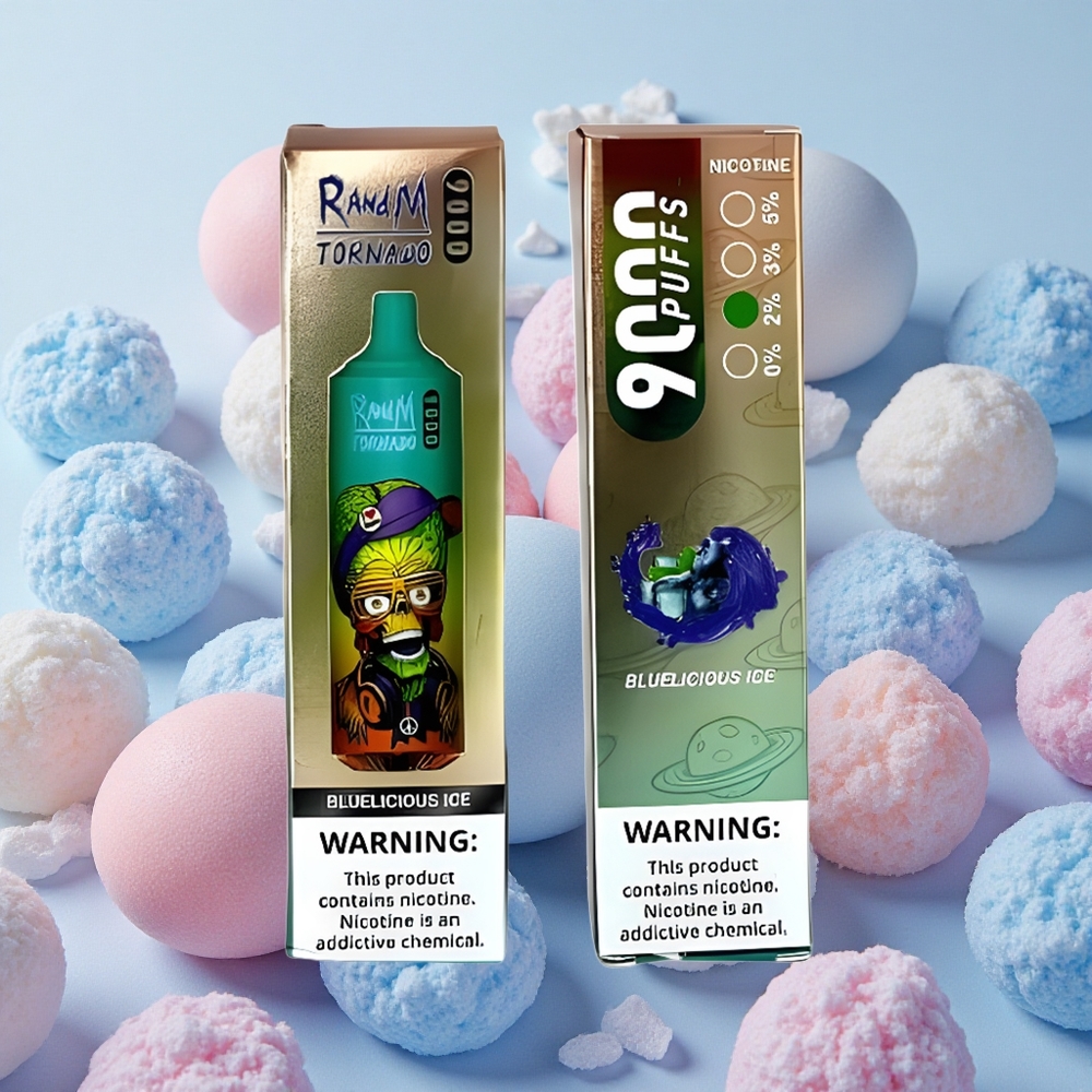 RandM Fumot Tornado 9000 Puffs Mesh RGB Bluelicious Ice