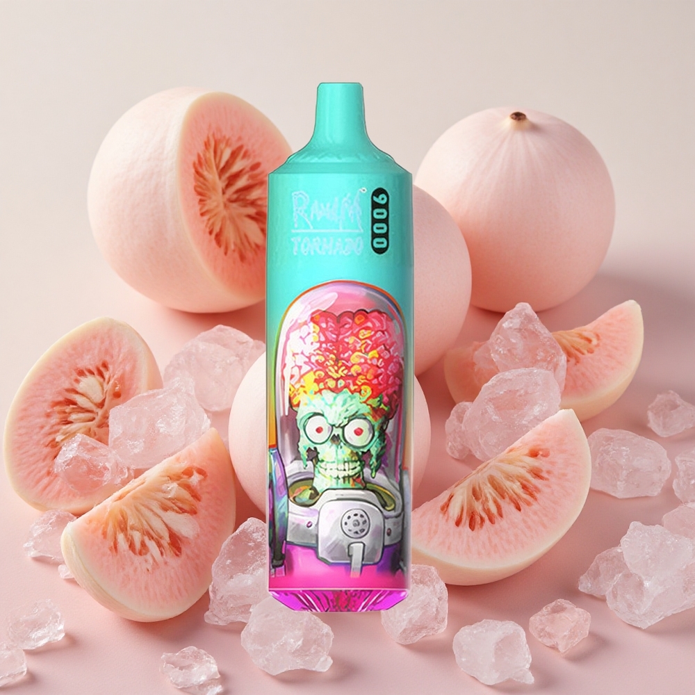 RandM Fumot Tornado 9000 Puffs Rechargeable Mesh Guava Ice