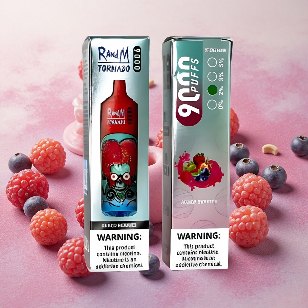 RandM Fumot Tornado 9000 Puffs Rechargeable Mesh Mixed Berries