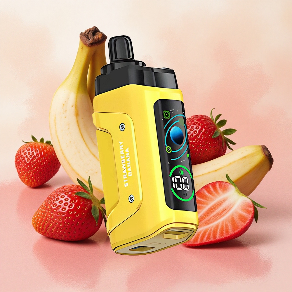 Razz Bar 45000 Puffs Adjustable Airflow Strawberry Banana