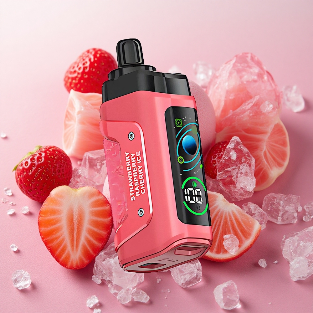 Razz Bar 45000 Puffs Adjustable Airflow Strawberry Cherry Ice