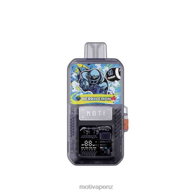 MOTI Vape Kit NZ - MOTI Go Pro Disposable Pod+Device Berry Lemon 04XNH79