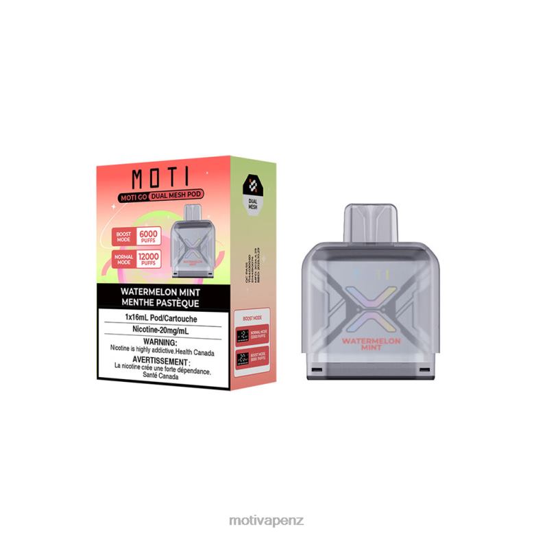 MOTI Vape For Sale - MOTI Go Pro Disposable Pod Watermelon Mint 04XNH89